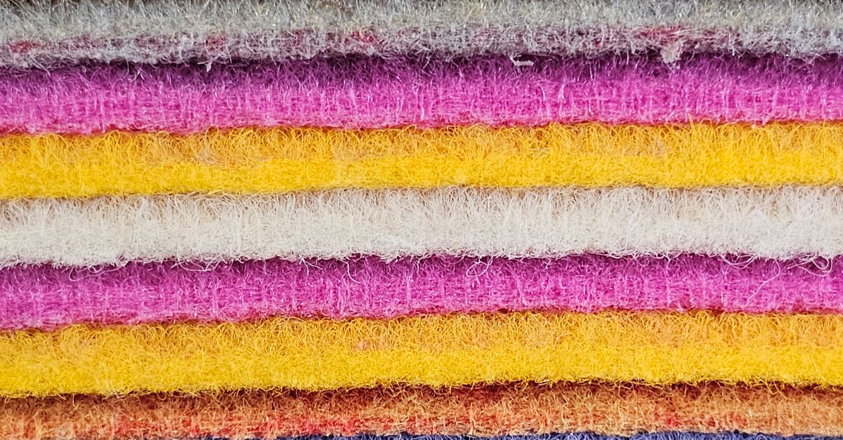 Layers Pattern Textiles Colorful Stack of Textile Fabric Layers · Free Stock Photo