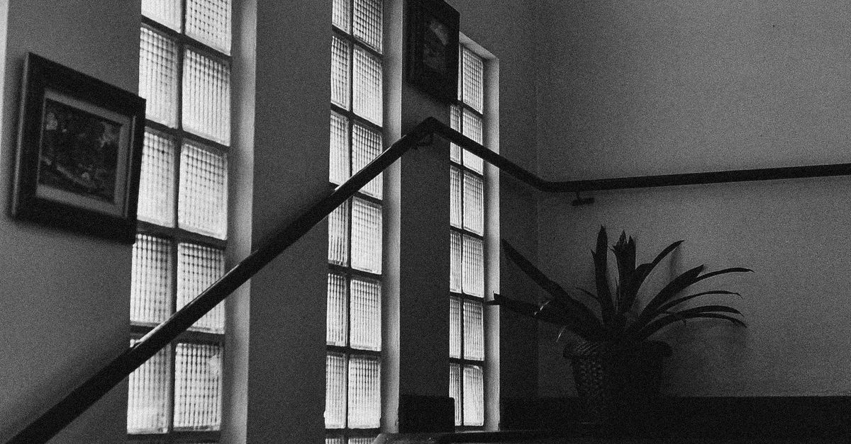 Black and White Modern Staircase Interior · Free Stock Photo