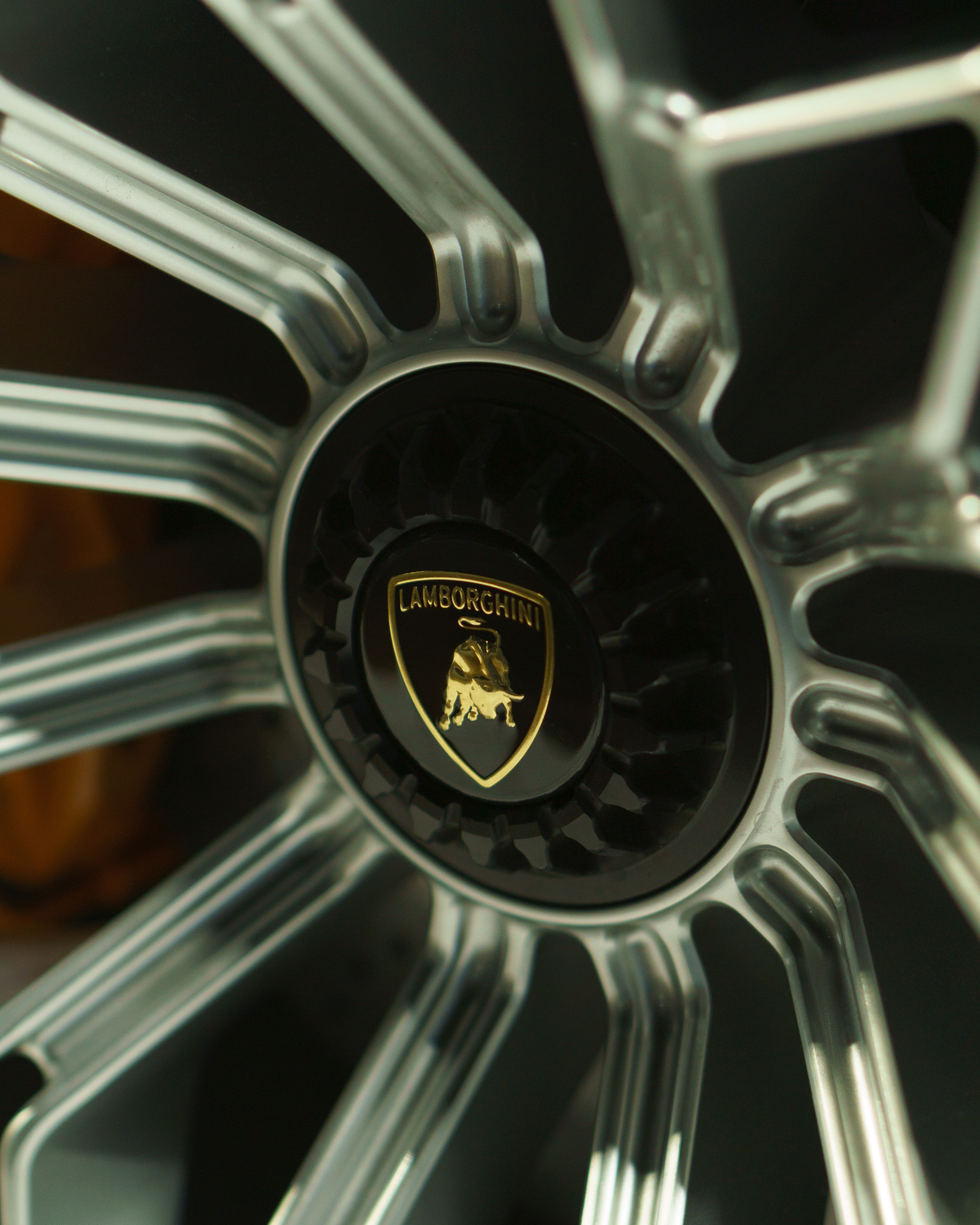 Close-up of a Luxury Car Wheel Rim · Free Stock Photo
