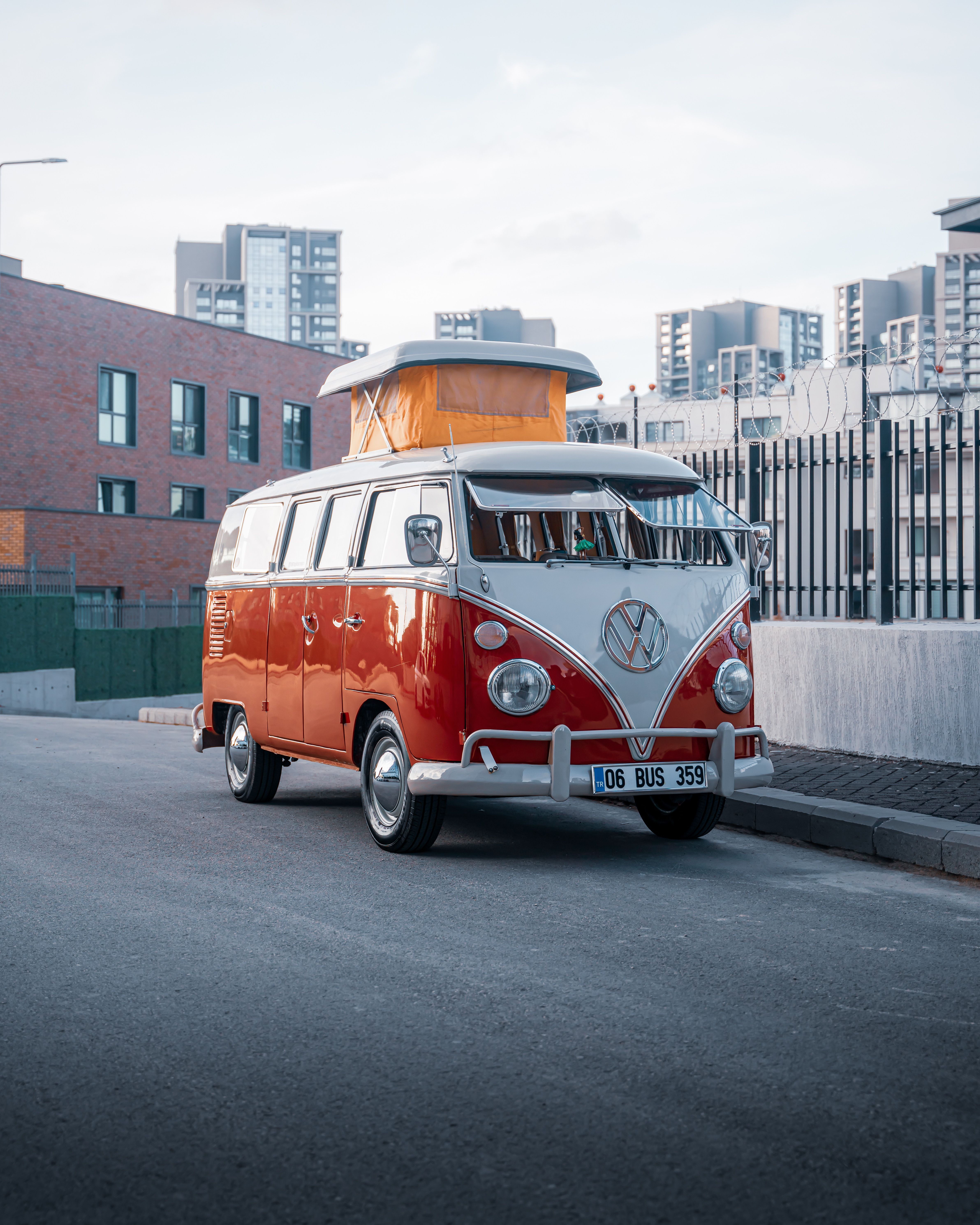 Vintage Volkswagen Camper in Urban Ankara Street · Free Stock Photo