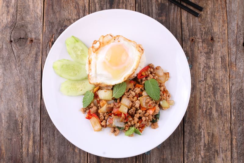 Thai basil chicken