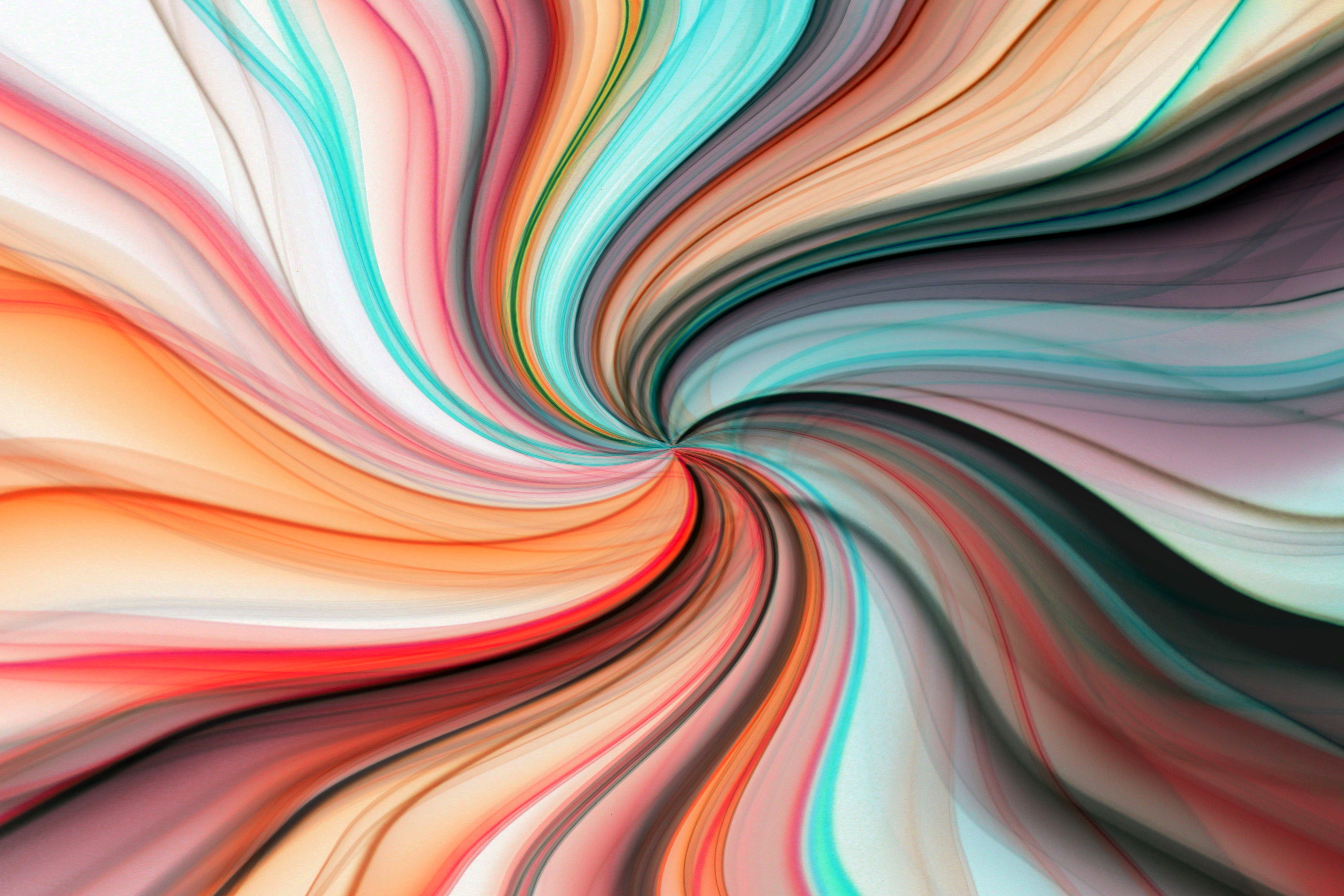 Colorful Abstract Swirl Art in Guaratuba · Free Stock Photo
