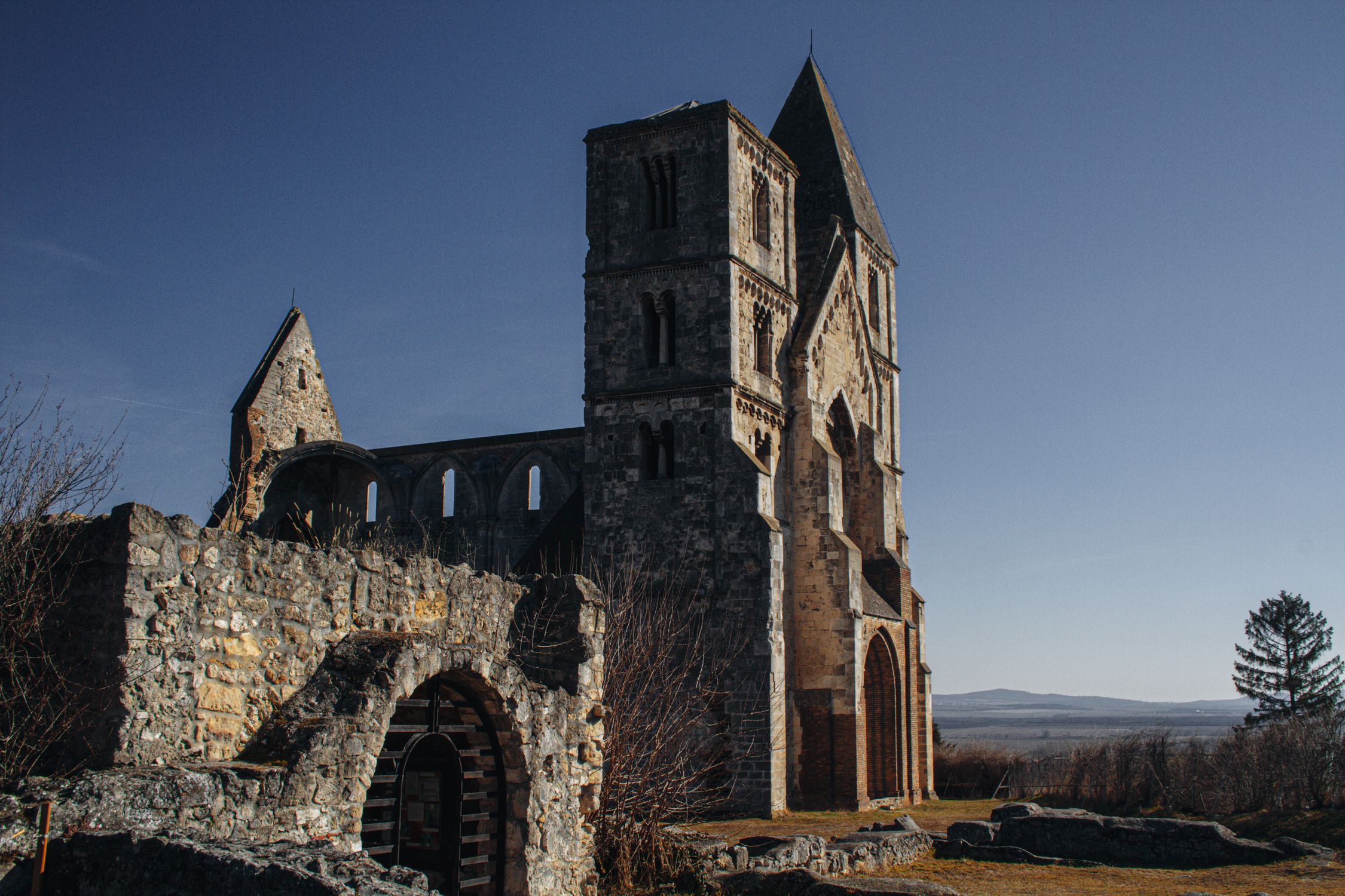 Stone Priory Ancient Ruins of Medieval Stone Abbey · Free Stock Photo