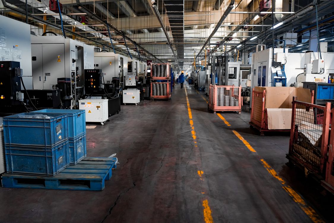 Usine de production industrielle en Tunisie