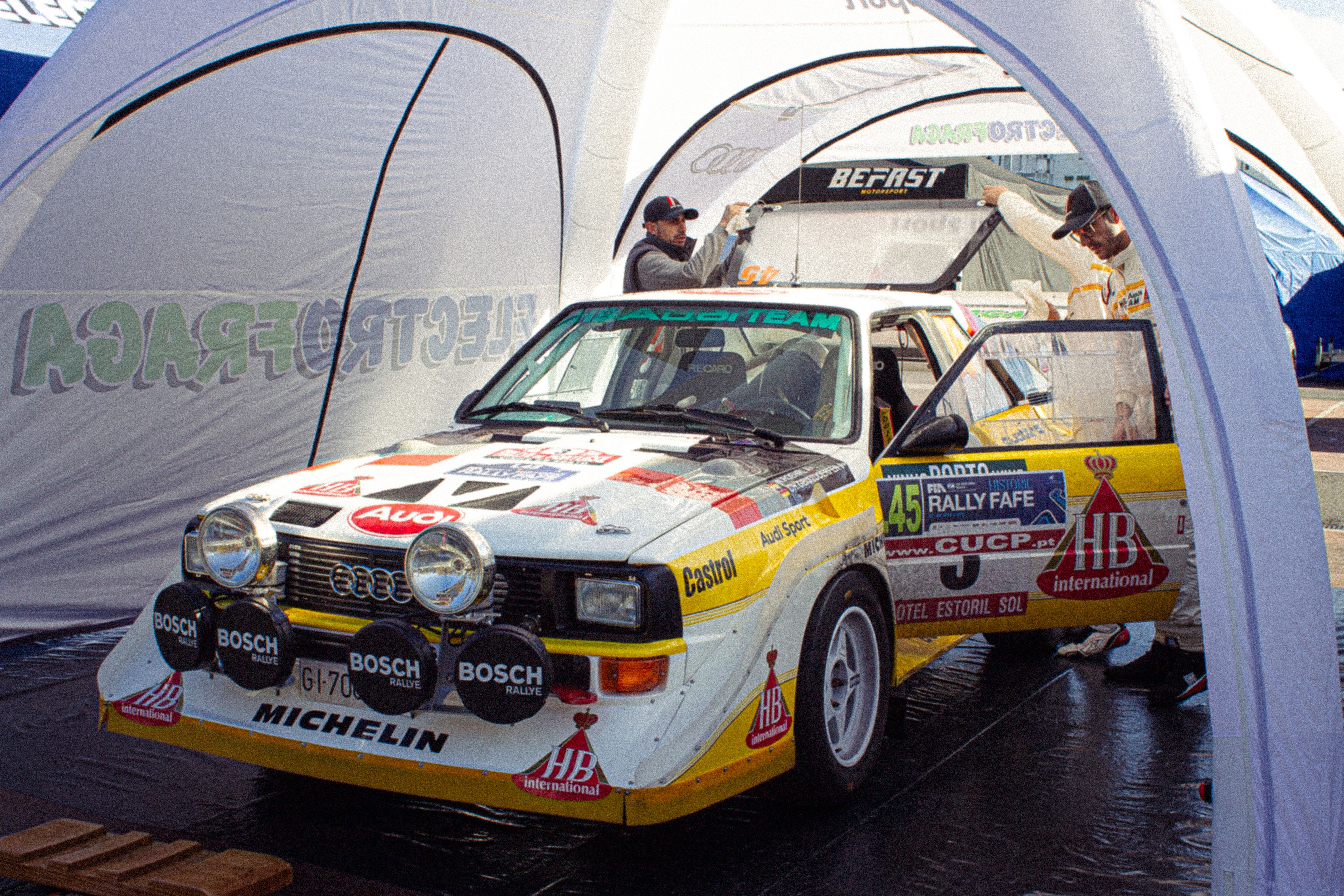 Classic Audi Quattro Rally Car in Portugal Event · Free Stock Photo