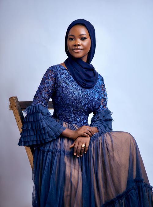 Modest lace midi dress for church