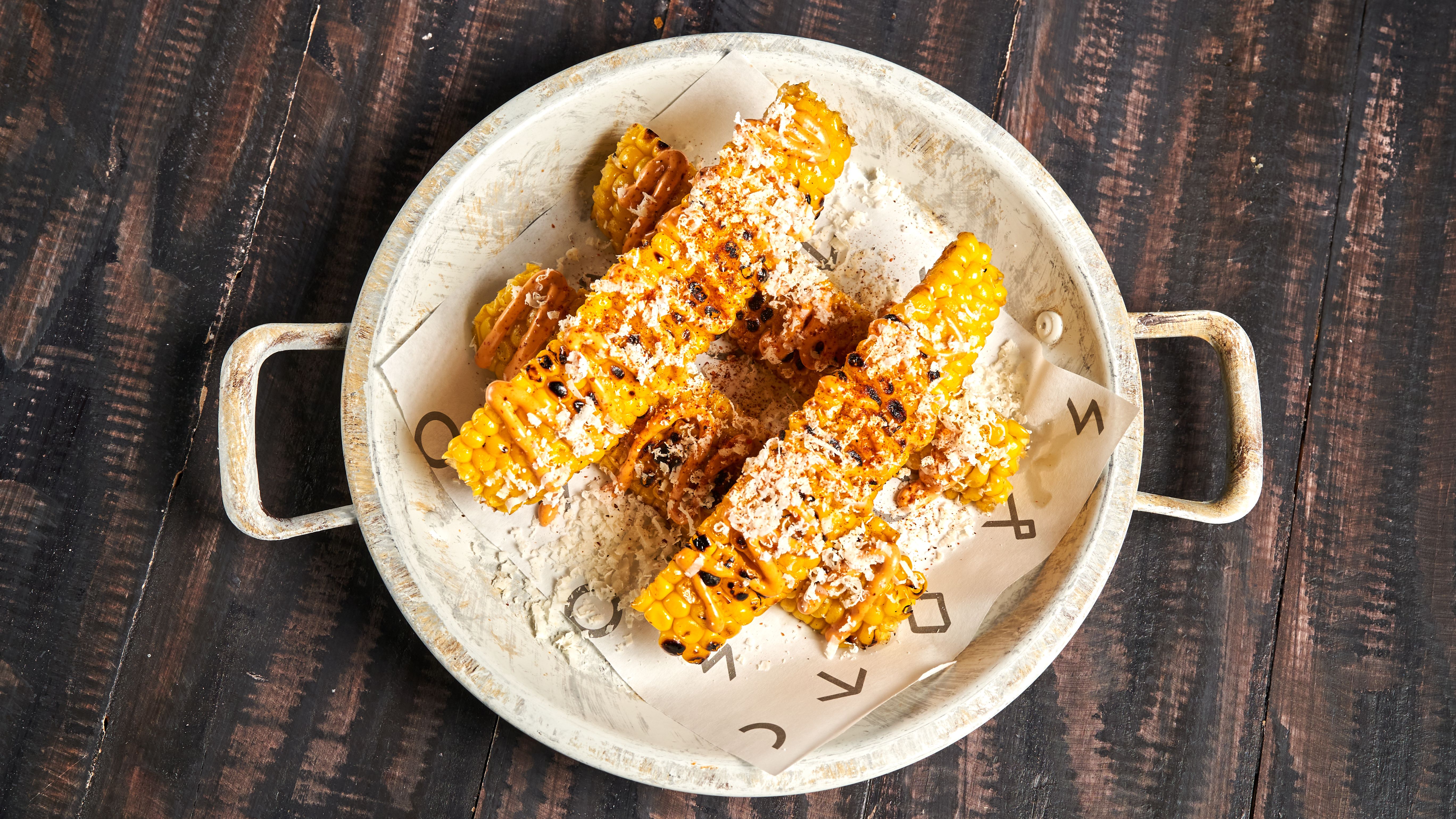Golden Grilled Corn with Chili Lime