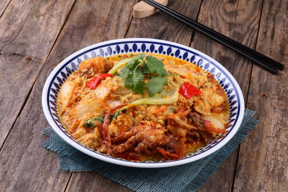 coconut crab curry