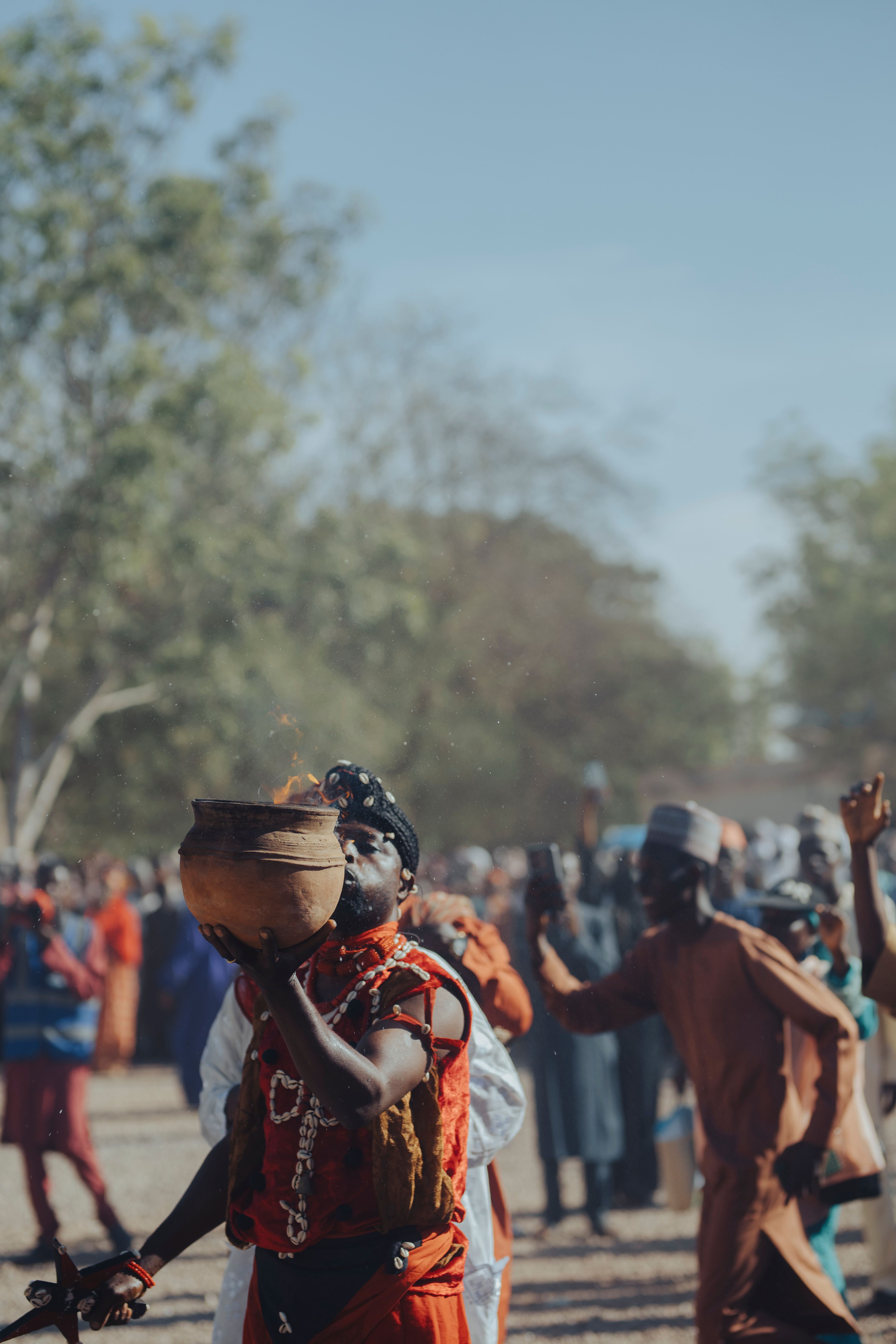 Traditional African Festival with Cultural Rituals · Free Stock Photo