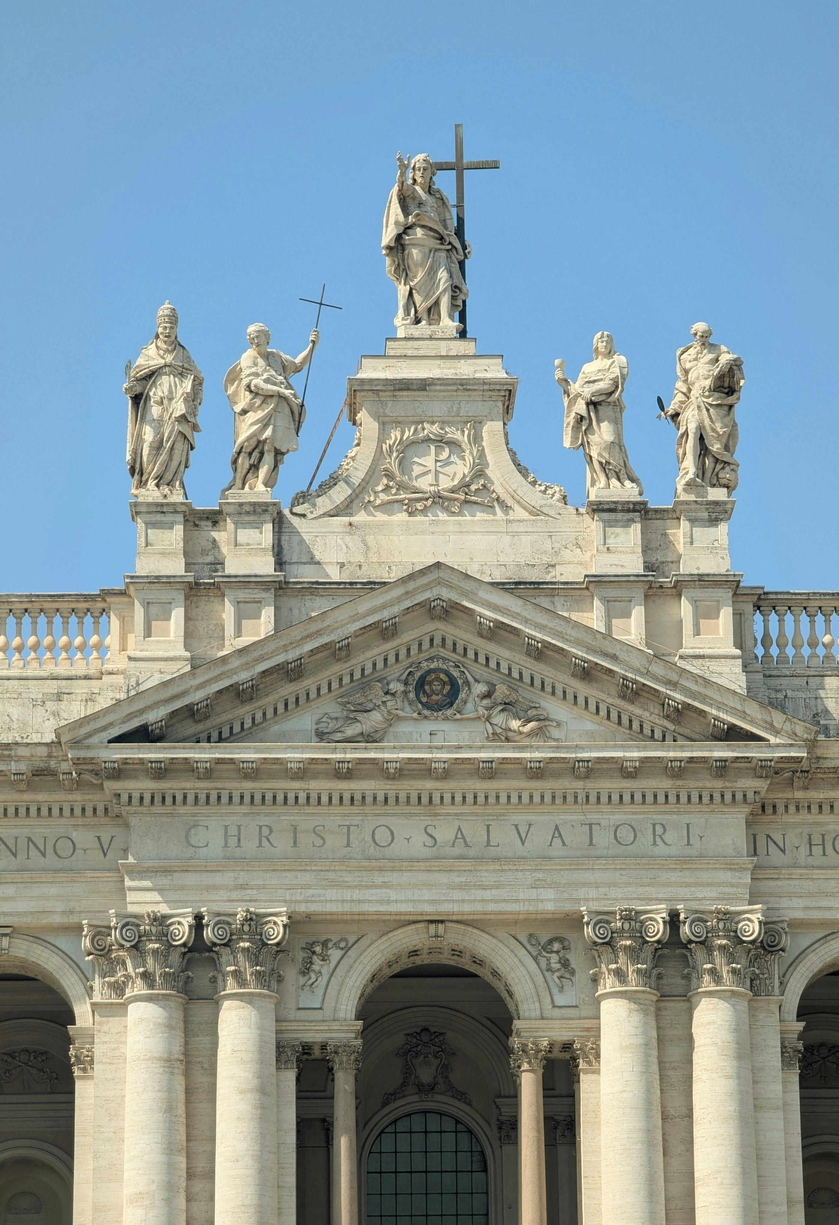 San Giovanni in Laterano façade afternoon
