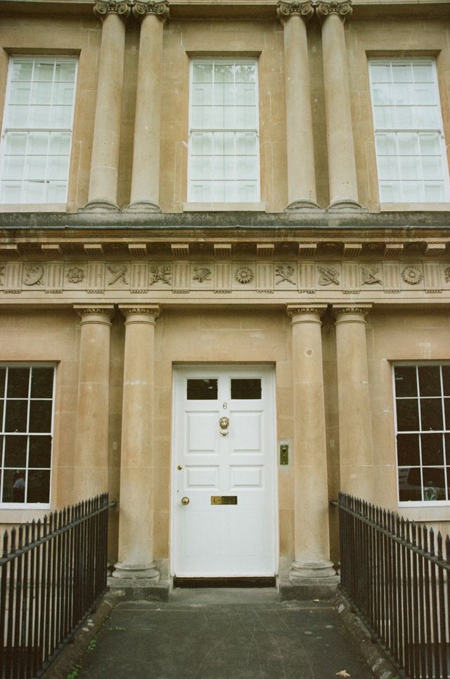 Georgian terraced architecture in Bath