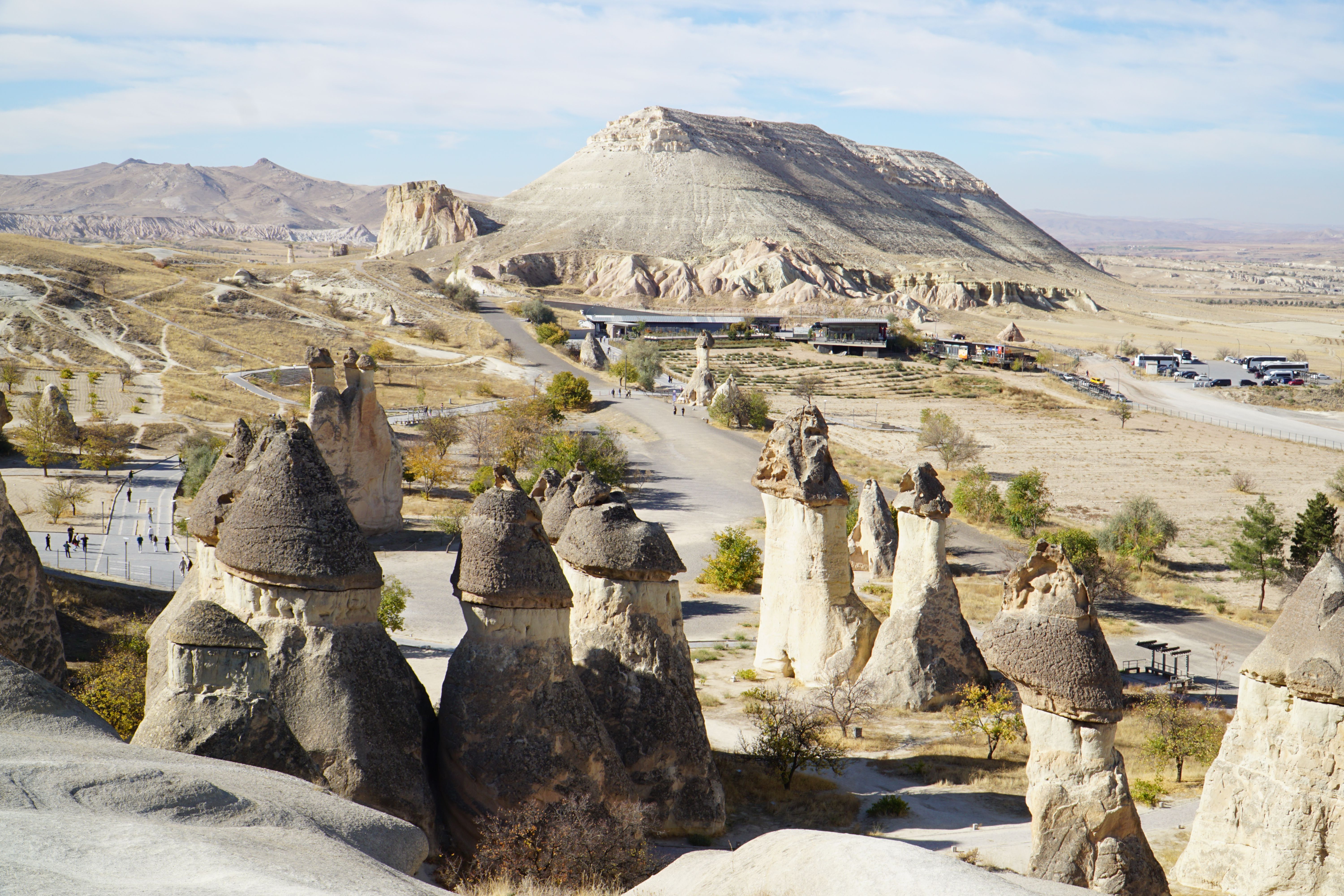 Scenic view of Cappadocia's fairy chimneys in Nevşehir, Türkiye. - Capadocia
