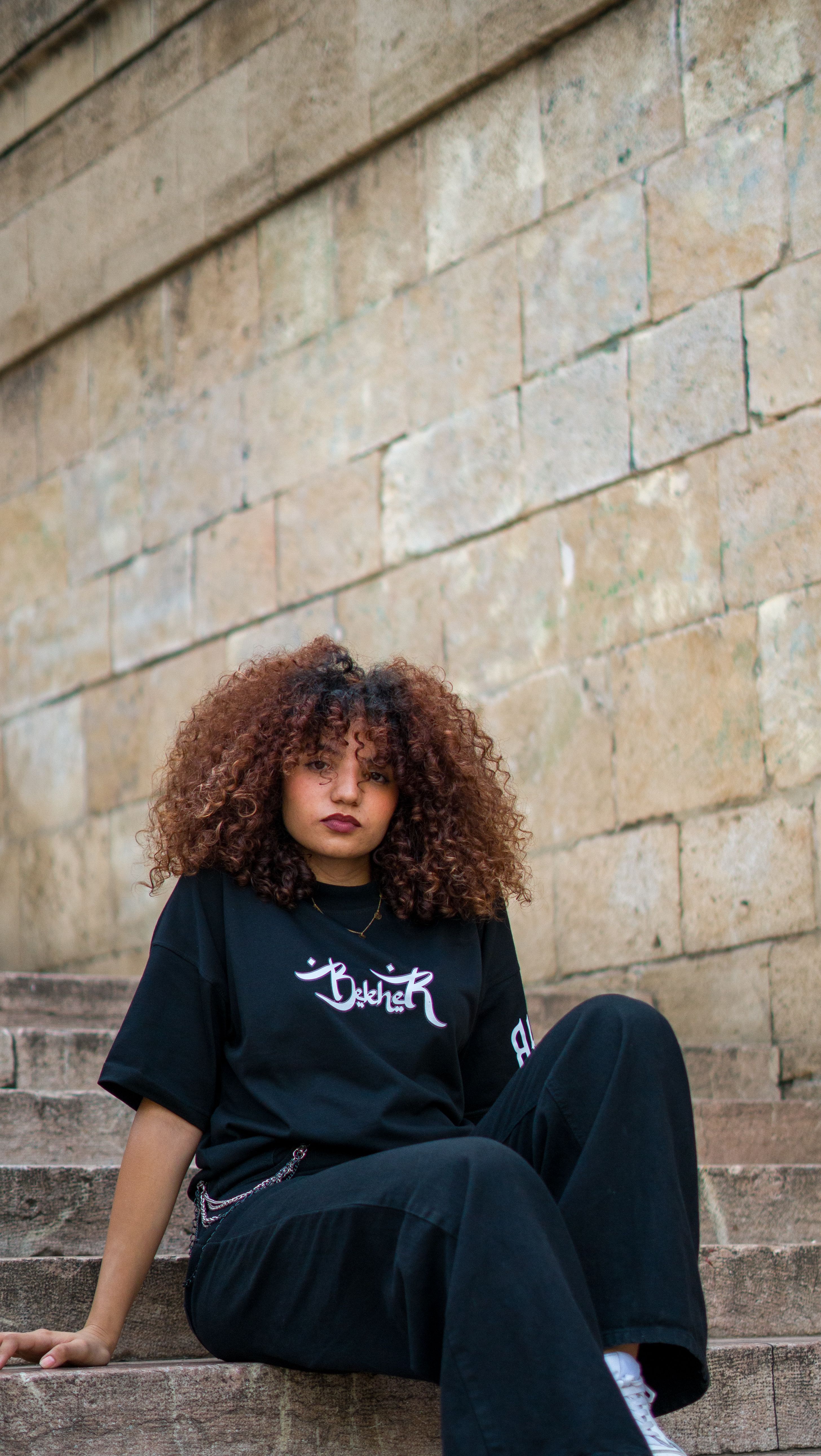Camiseta Preta Estampada