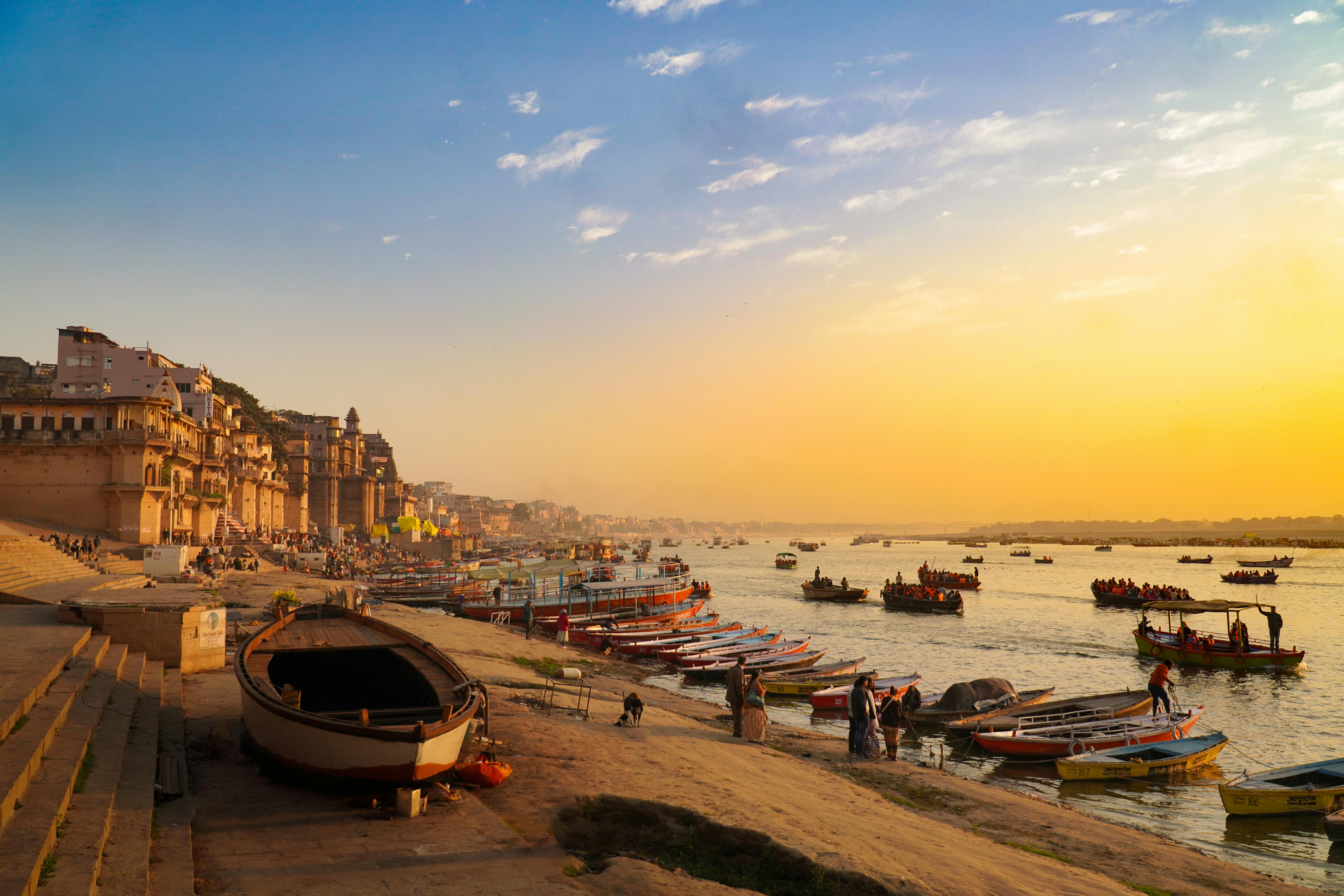 Golden Hour on the Ghats of Varanasi