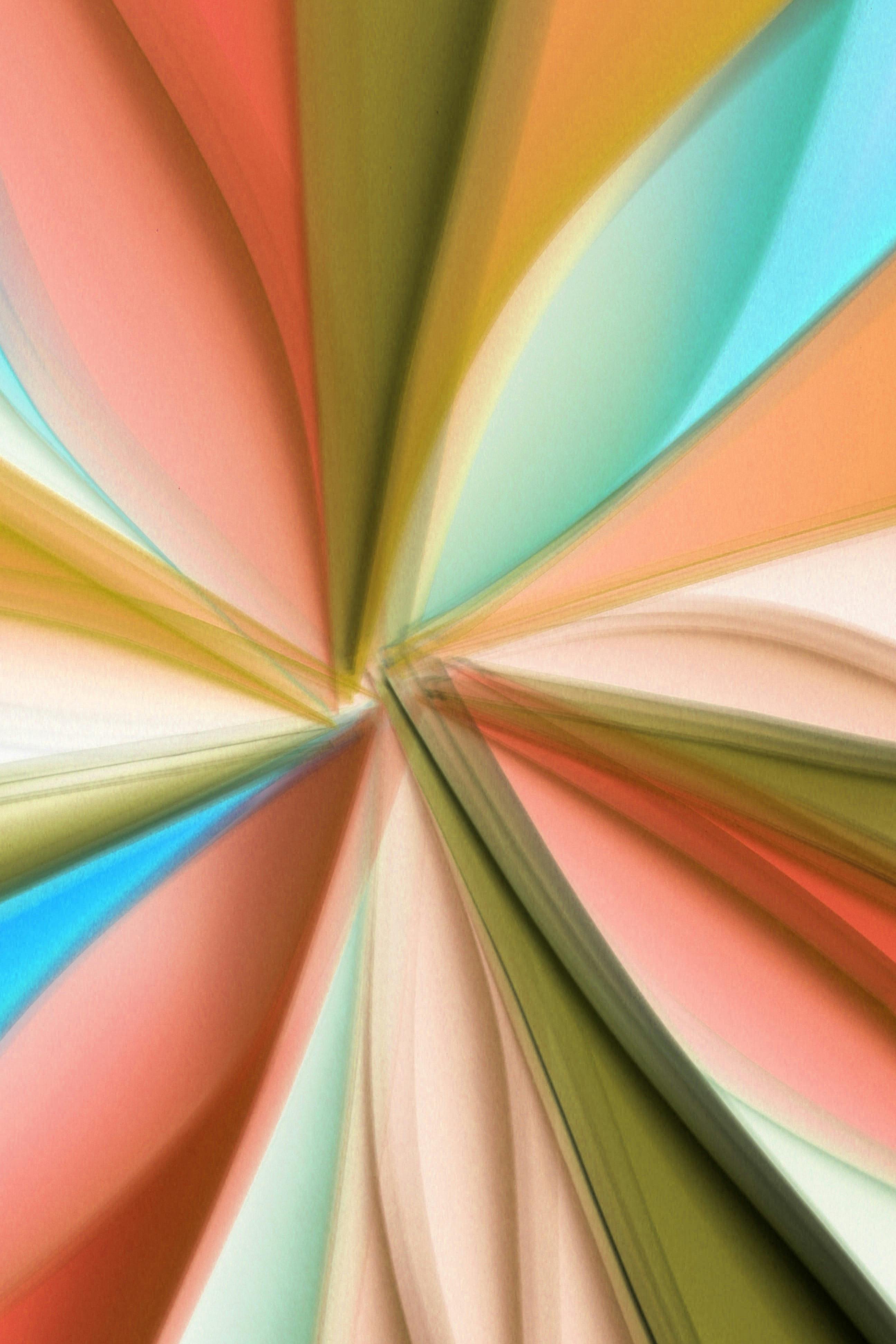 Kostenlos Farbenfrohes abstraktes Muster mit dynamischen Formen und lebendigen Farbtönen, perfekt für kreative Projekte. Stock-Foto