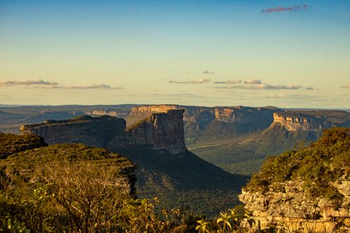 Free Breathtaking panoramic view of Chapada Diamantina in Brazil during daytime. Stock Photo