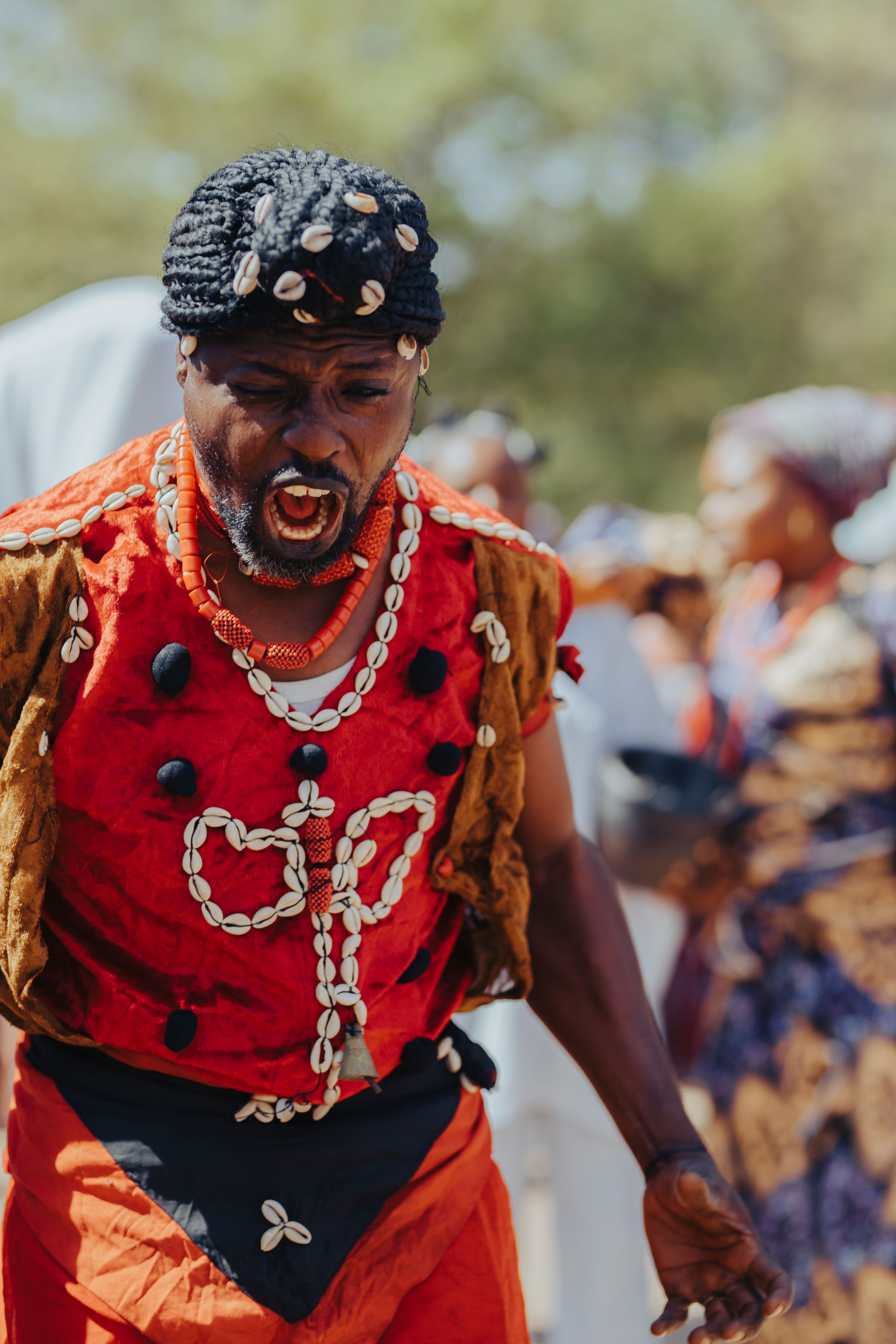 Traditional African Dance Ceremony Outdoors · Free Stock Photo
