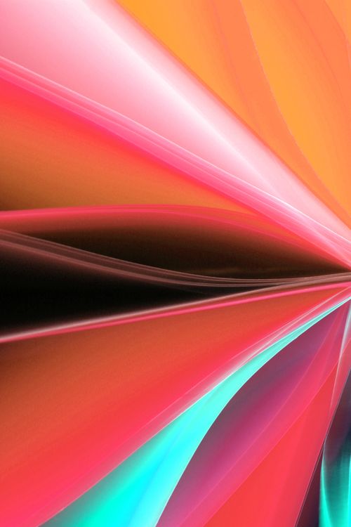Free Dynamic abstract lines of vibrant colors create a mesmerizing visual flow in this digital artwork. Stock Photo