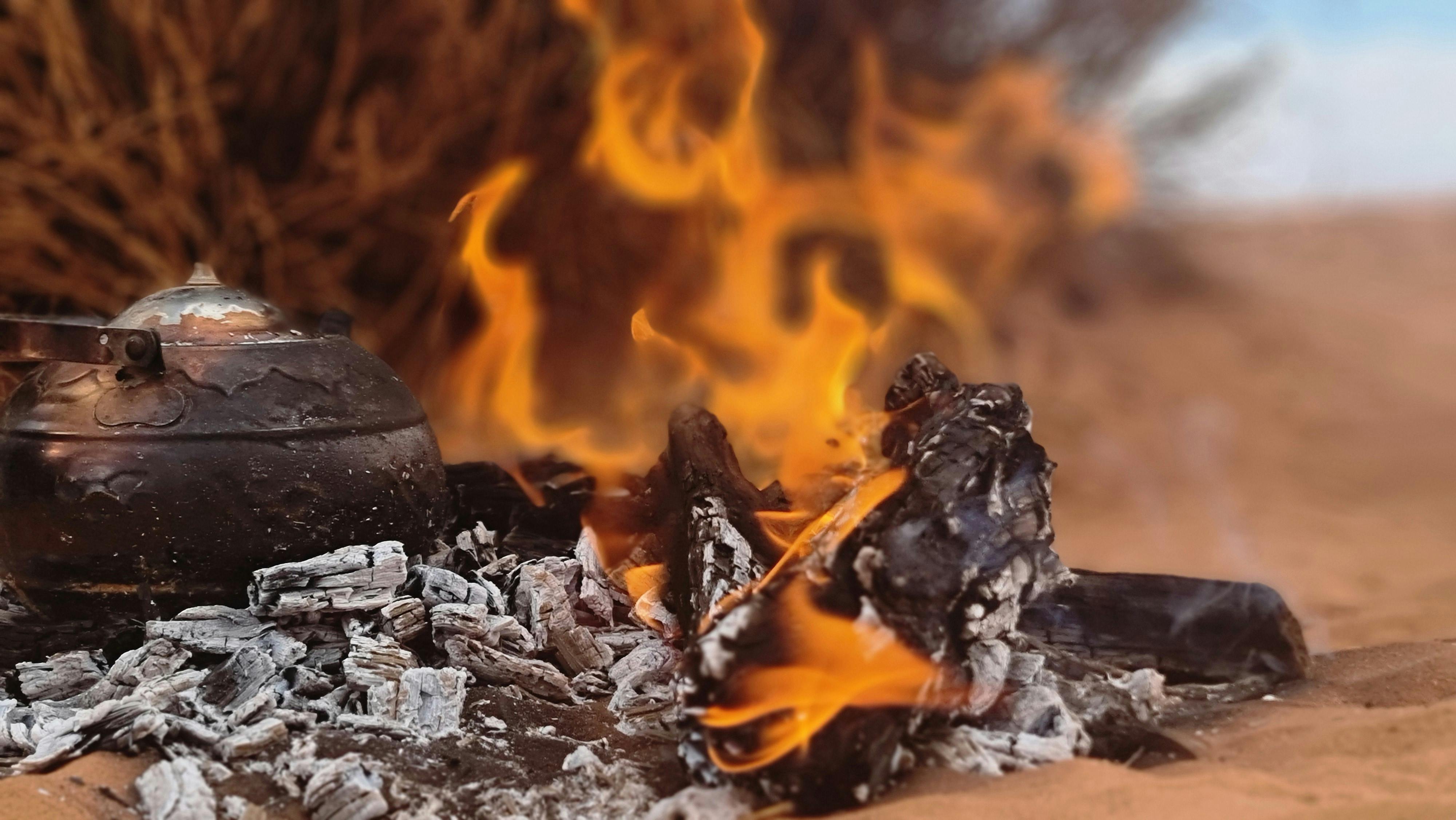 Free stock photo of 4k nature background, desert, fire
