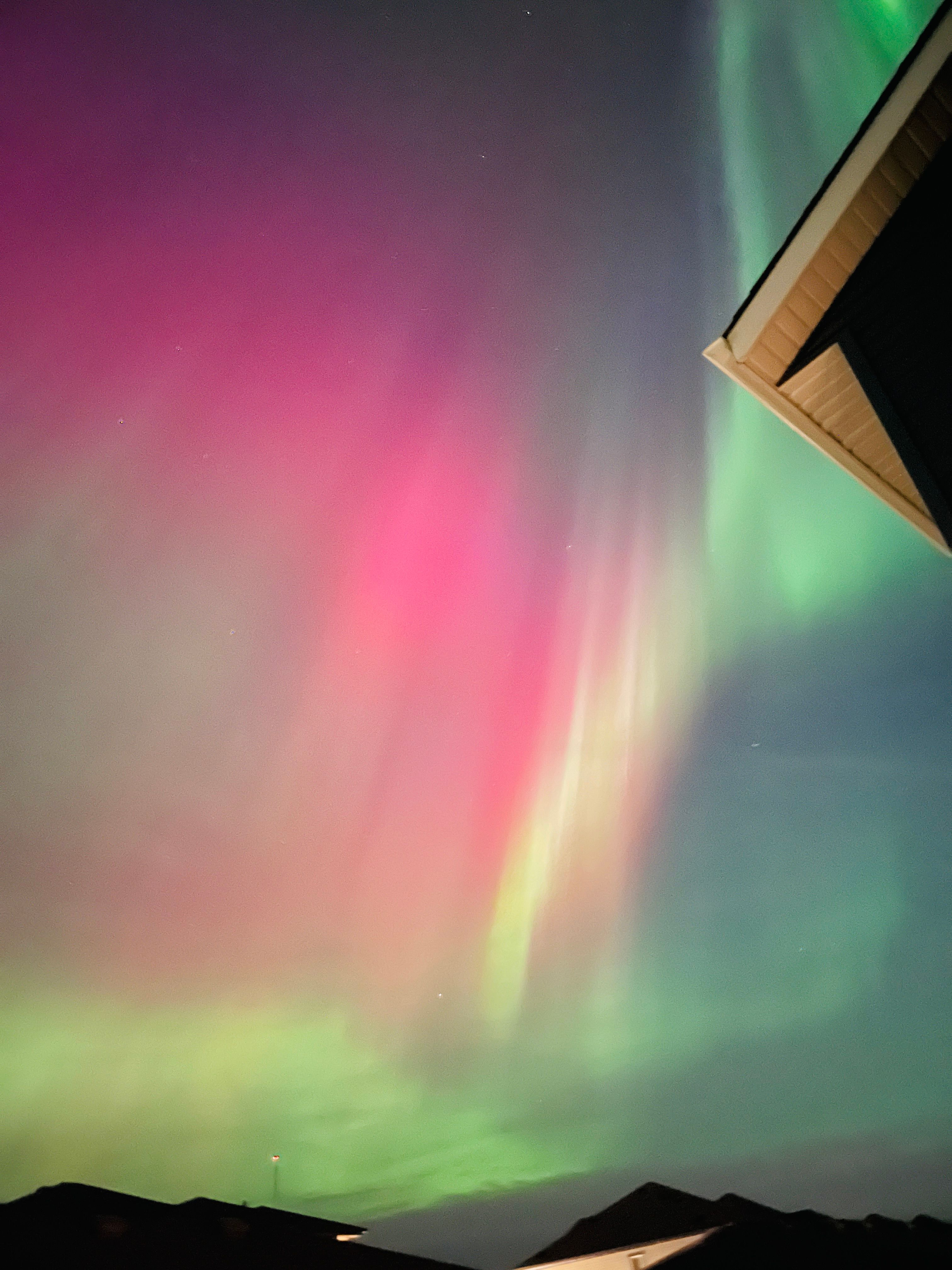 Vibrant Northern Lights Display in Night Sky · Free Stock Photo