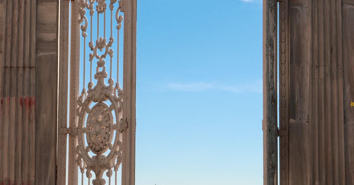 Strait Gate Example Ornate Gate Overlooking Bosphorus Strait · Free Stock Photo