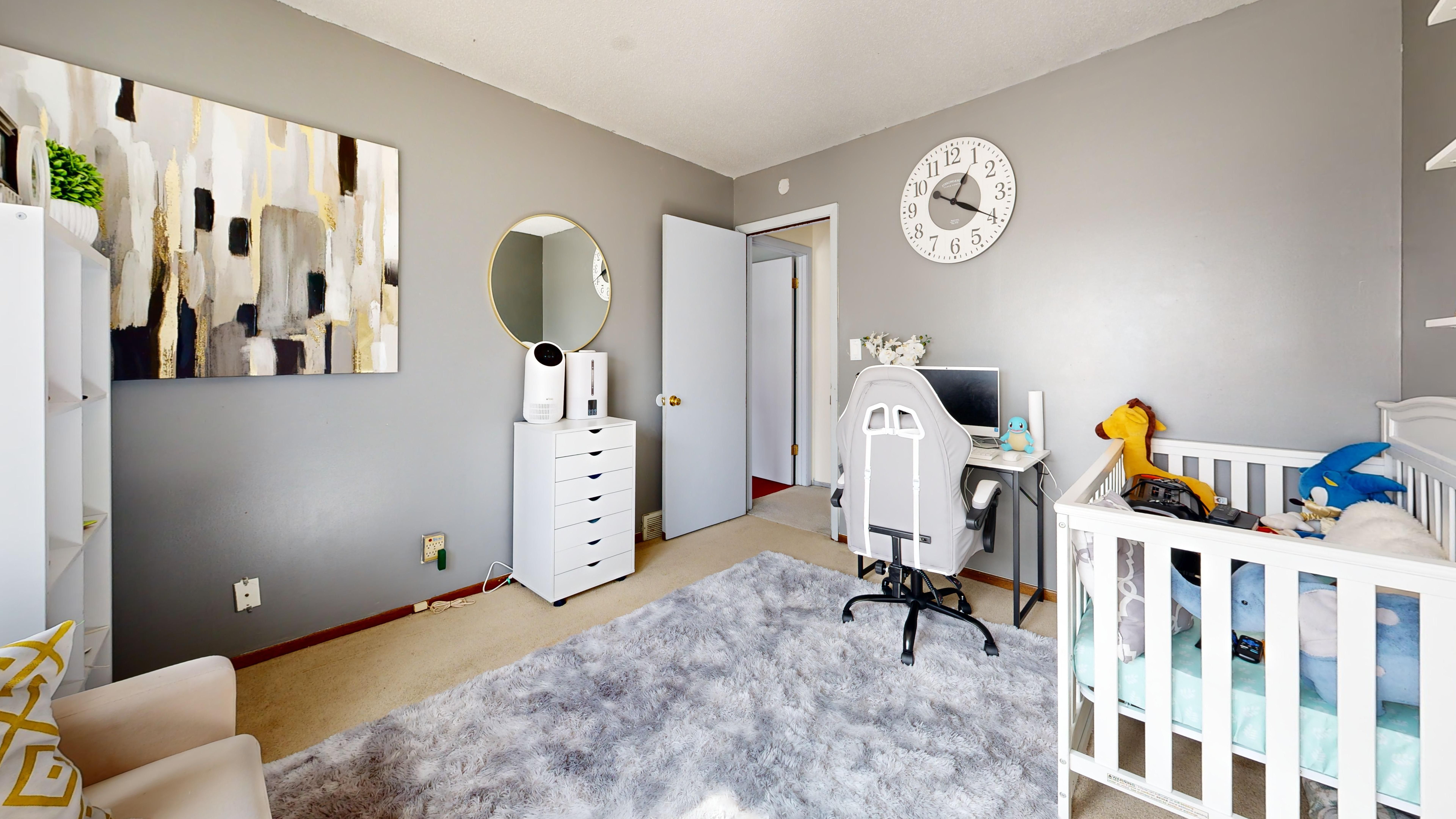 Modern Home Office and Nursery Interior Design · Free Stock Photo