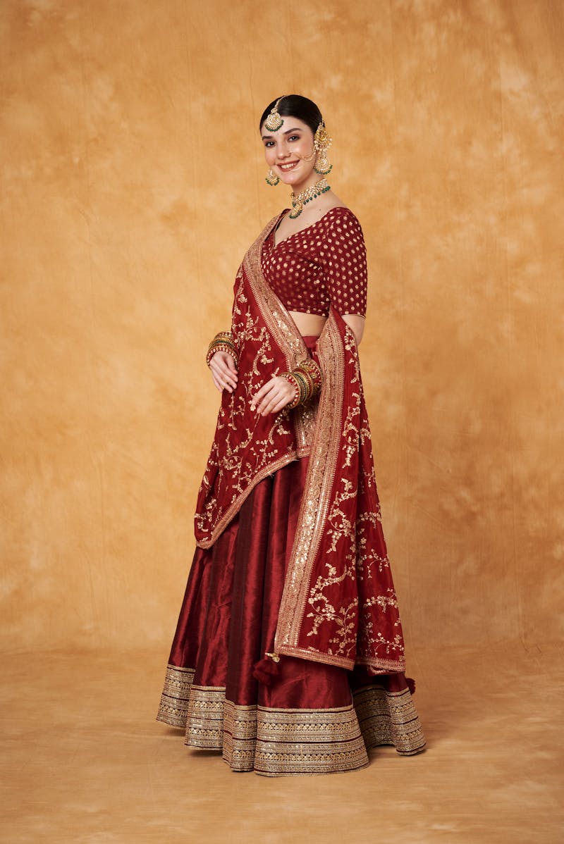 Woman in occasion wear dress Ethinic outfit