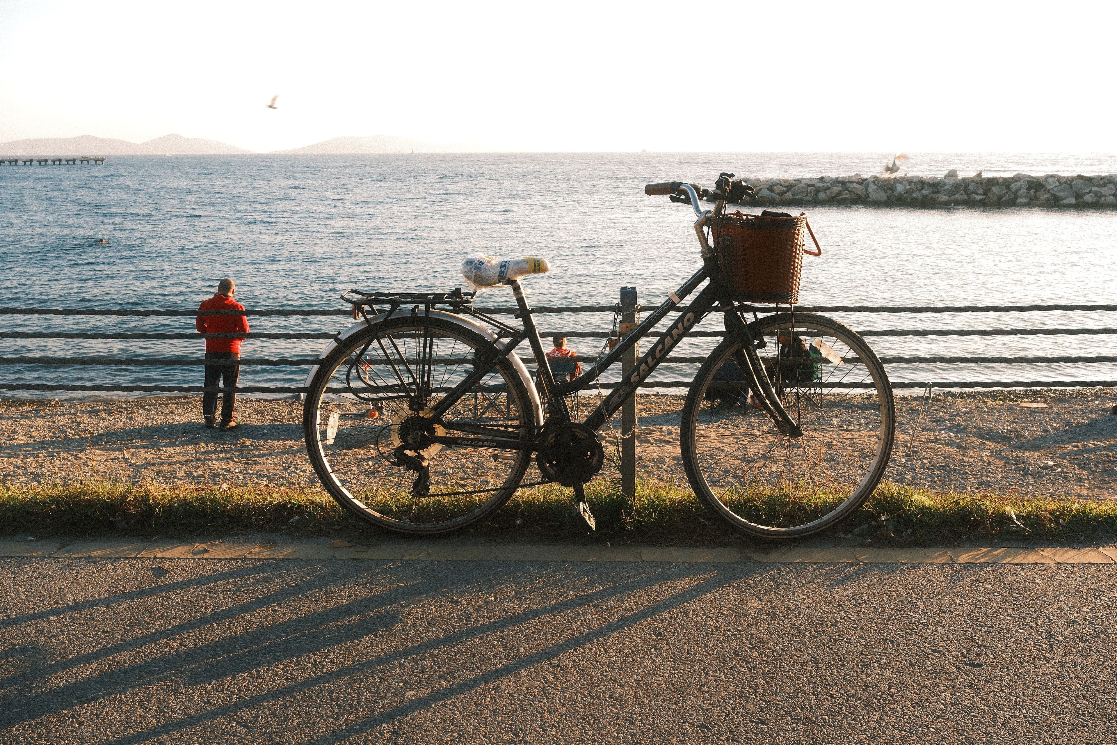 Fietsen langs de kust