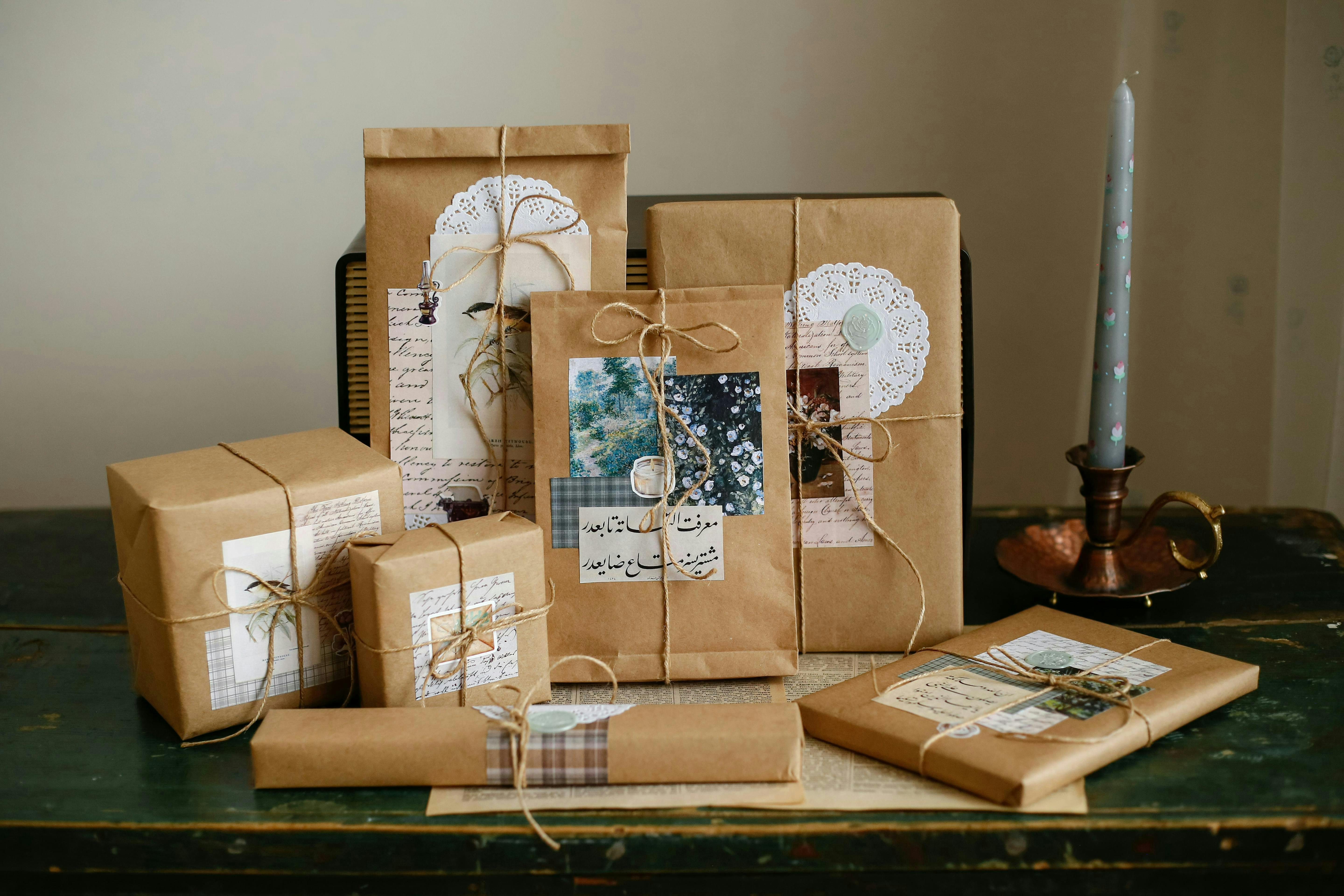 DIY Umweltfreundliche Geschenkverpackungen aus recycelten Materialien gestalten - Anwendung