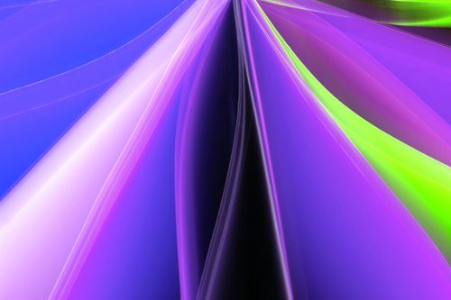 Free Abstract close-up of vibrant light streaks in blue, purple, and green shades, creating a dynamic and colorful visual. Stock Photo