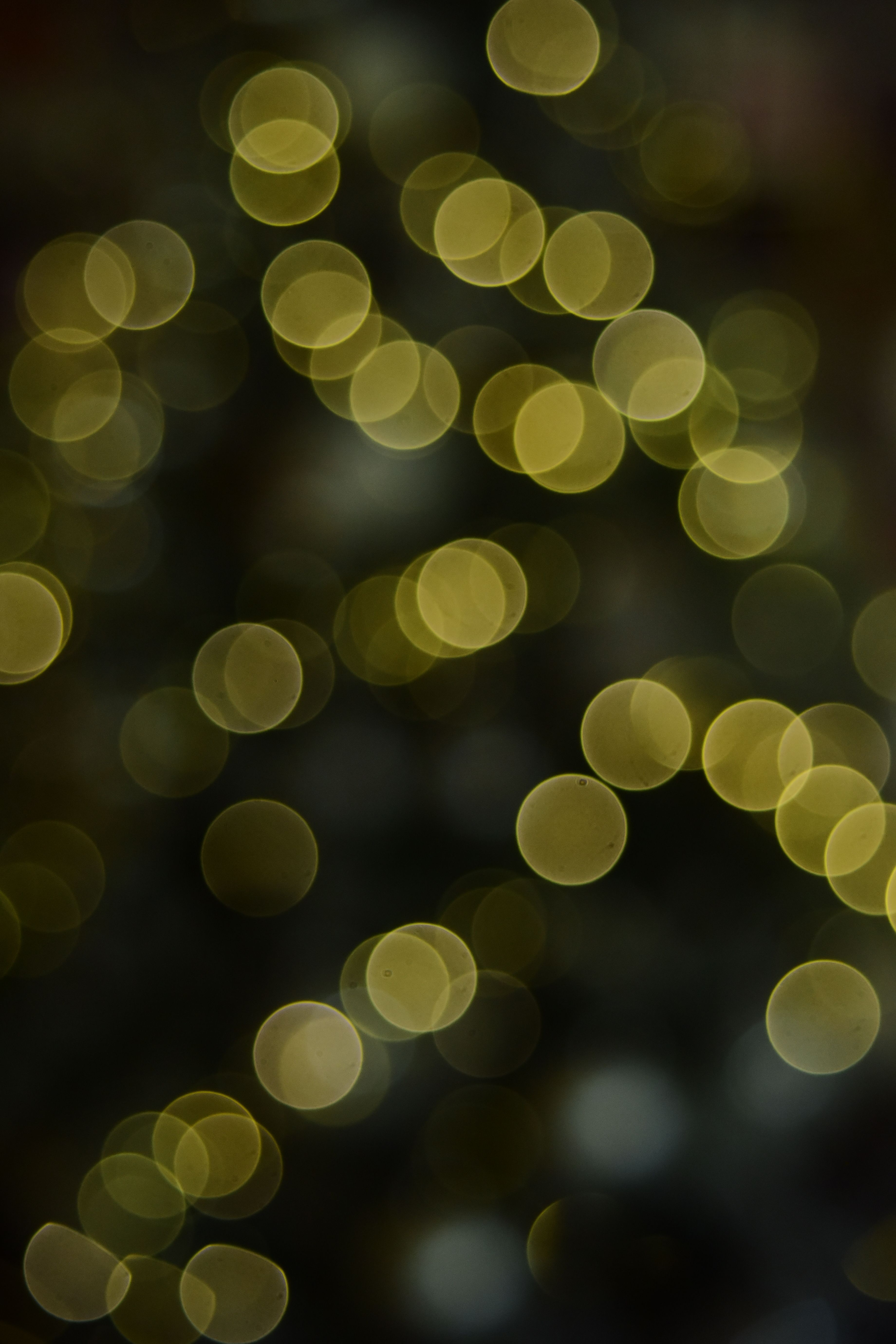 Δωρεάν Σαγηνευτικό εφέ bokeh που παρουσιάζει ζεστά, χρυσά κυκλικά φώτα σε σκούρο φόντο. Φωτογραφία από στοκ φωτογραφιών