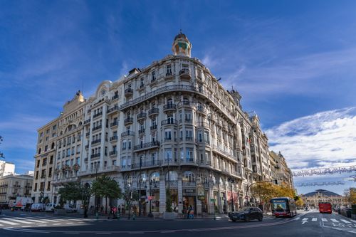 Free Stunning historic architecture in Valencia, captured on a sunny day with clear skies. Stock Photo