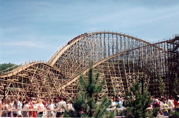 Roller coaster at a theme park – day out from Swindon