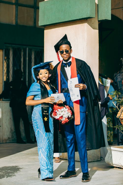 Recollection Graduating Joyful Graduation Celebration of Two Students · Free Stock Photo