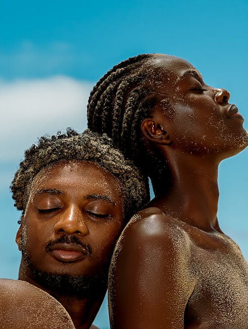 Intricate cornrow patterns