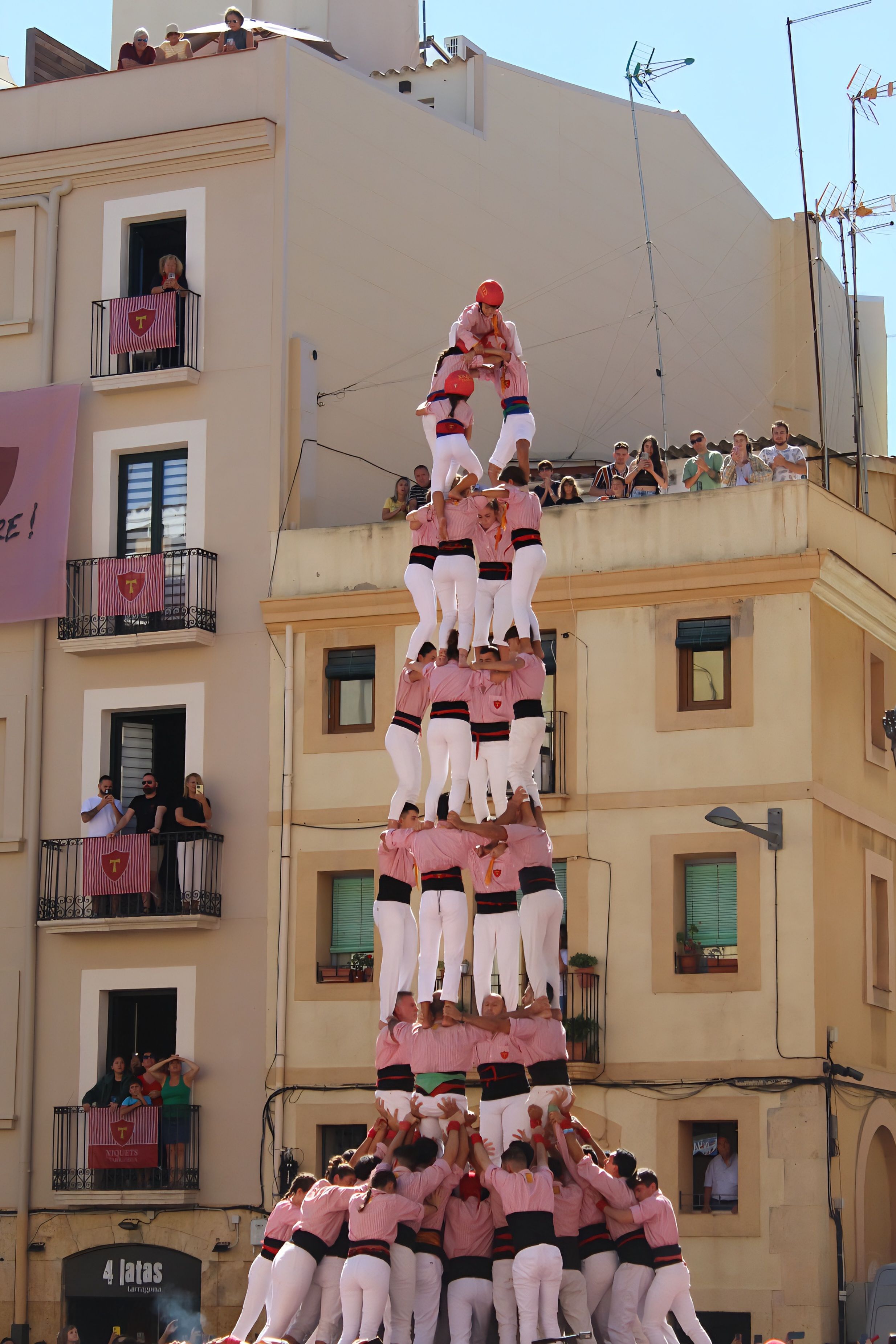 Human Tower Celebration in Catalonia