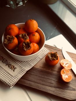 persimmon tannin dyed cloth