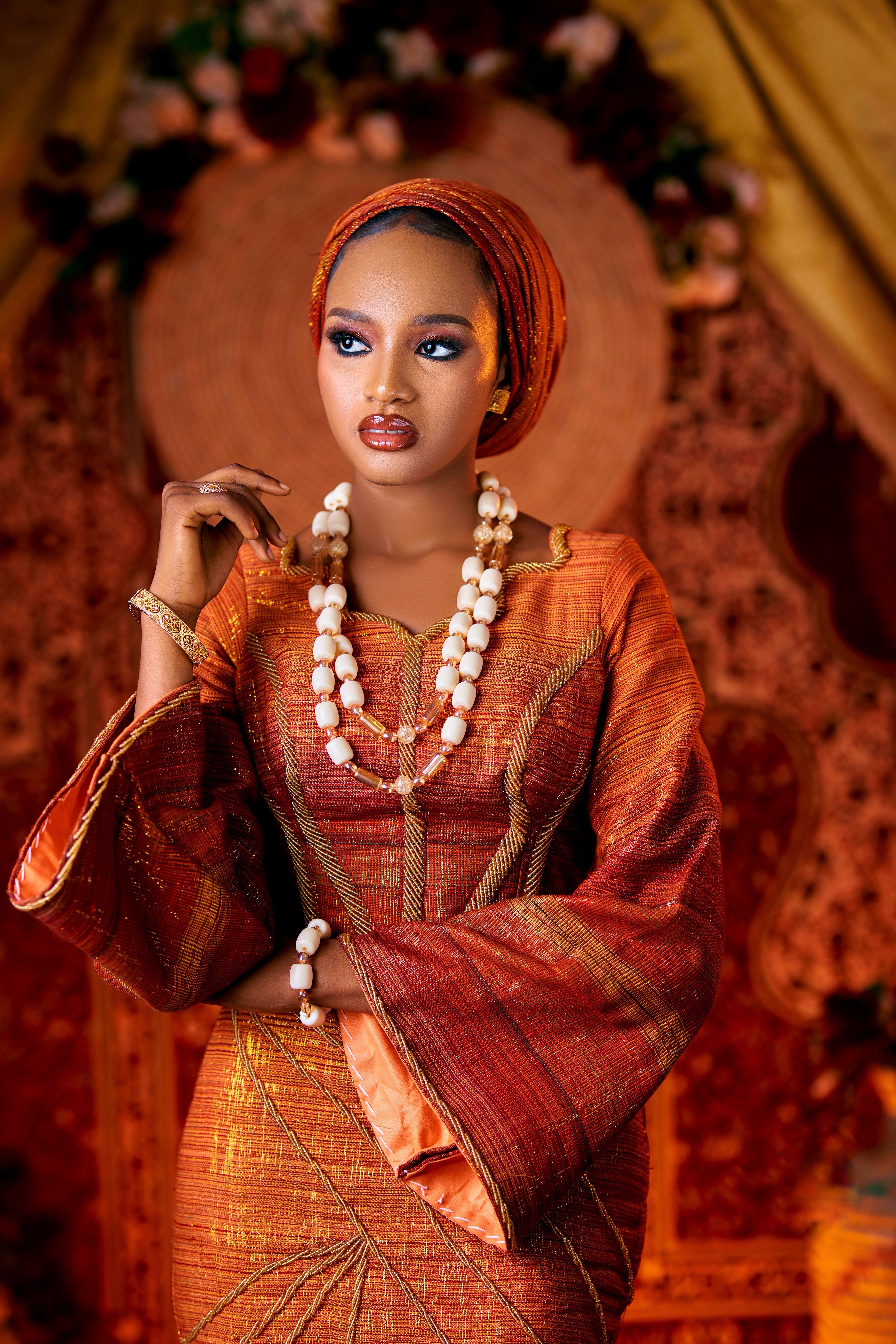 Elegant Woman in Traditional African Attire · Free Stock Photo