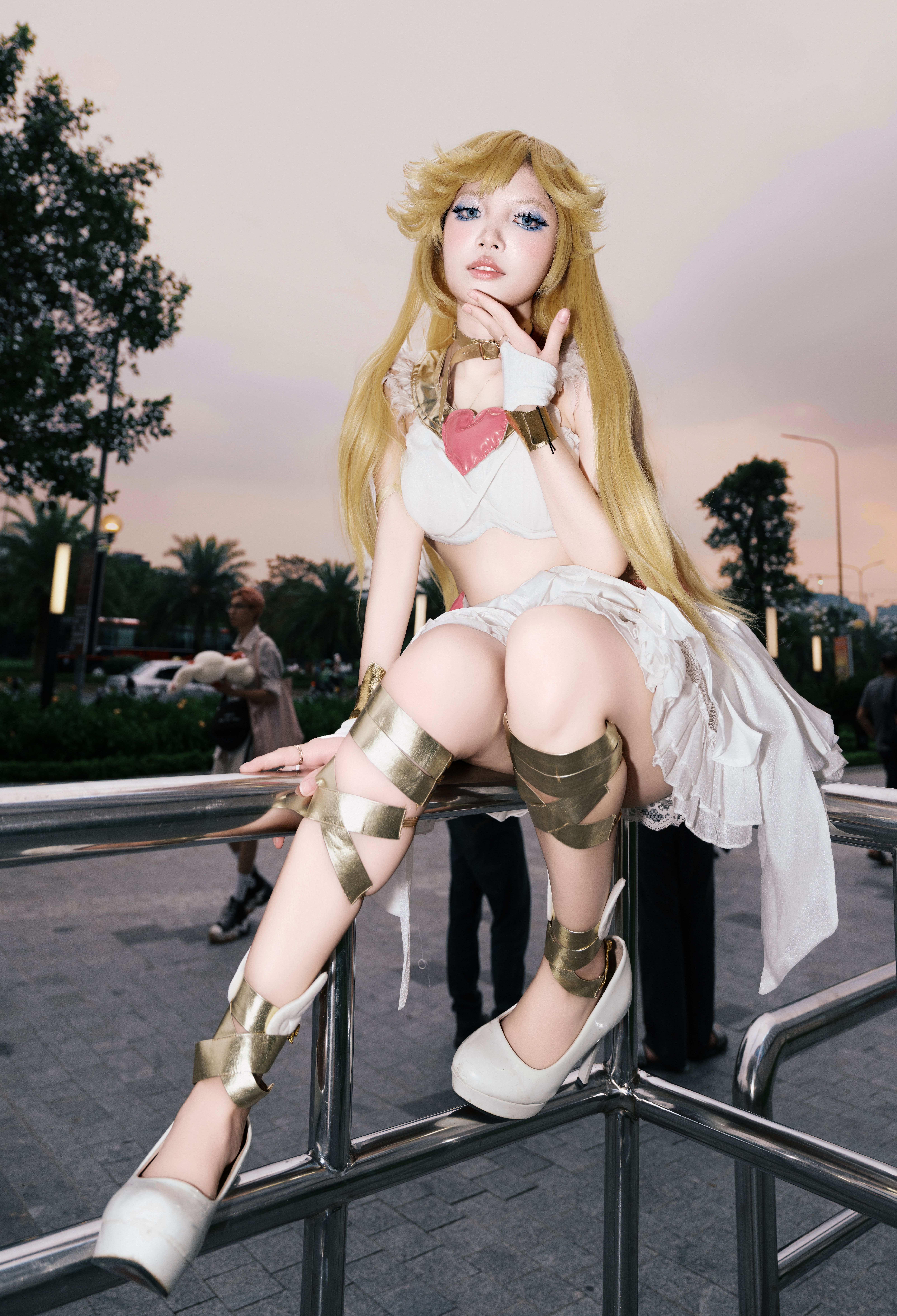 Cosplay Character at Outdoor Event