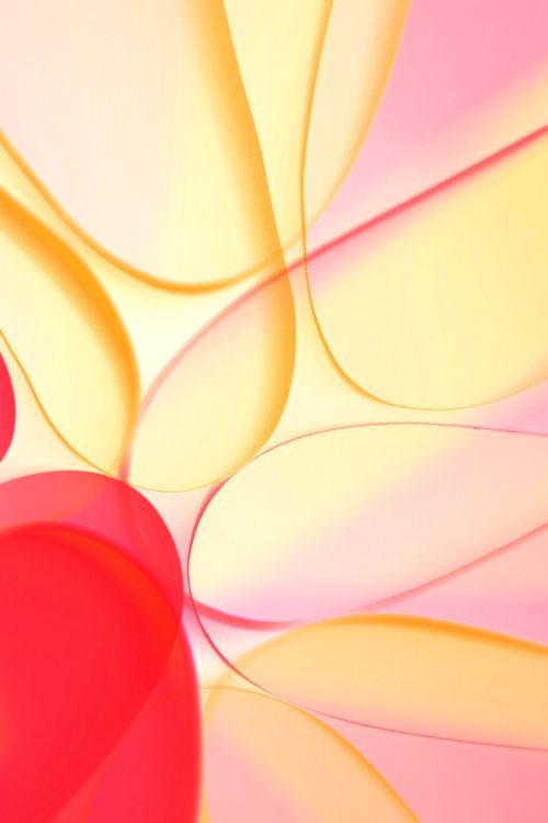 Free Vibrant abstract design with red and yellow curves creating an artistic and modern pattern. Stock Photo
