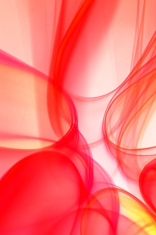 Free Vibrant abstract design with red and orange fluid curves conveying motion and energy. Stock Photo