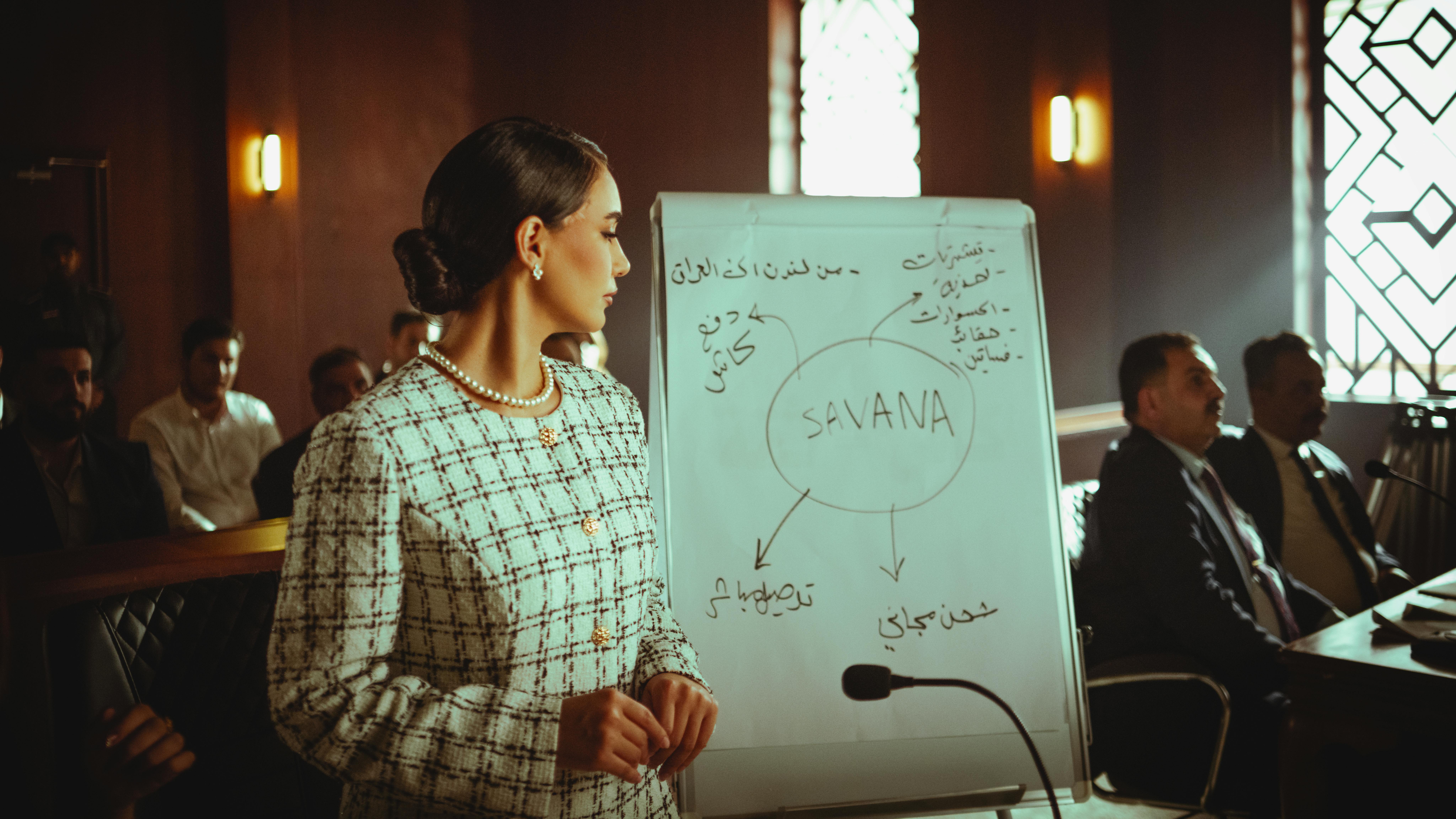 Gratis Una mujer profesional presentando un diagrama de negocios en una sala de conferencias. Foto de stock