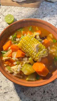 Sopa Or Caldo De Pollo Soup