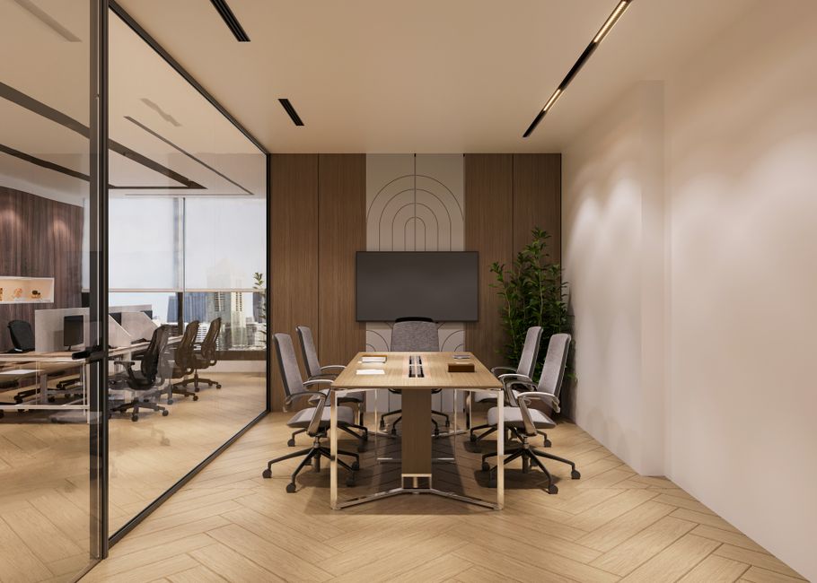 high-end corporate boardroom - sba 504 loan interest rate