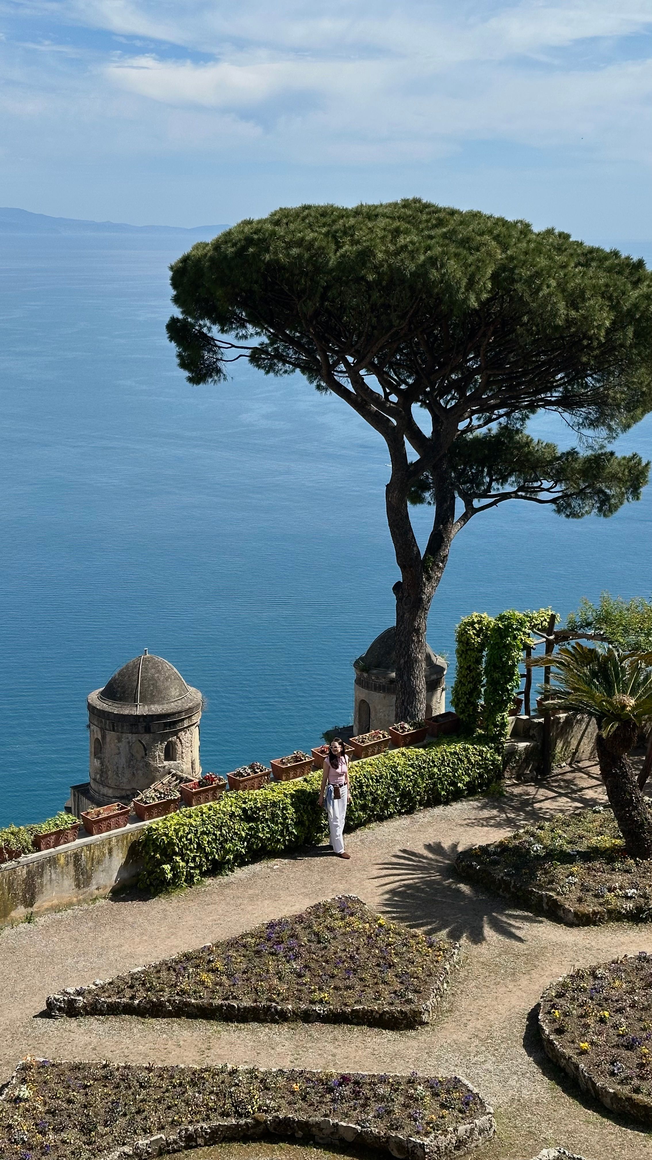 Stunning sea view from Ravello gardens