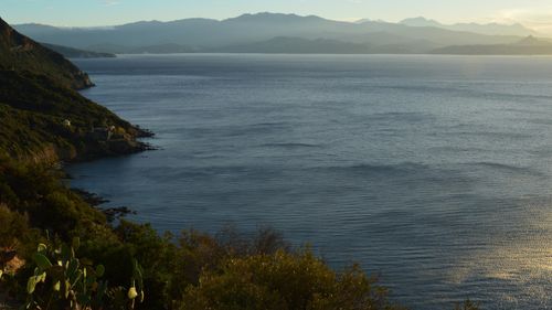 Free Beautiful view of the Mediterranean coastline near Nonza, Corsica. Stock Photo