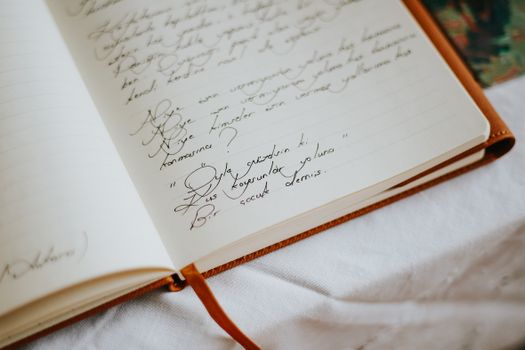 Smythson Panama Cross-Grain Leather Notebook — gift idea