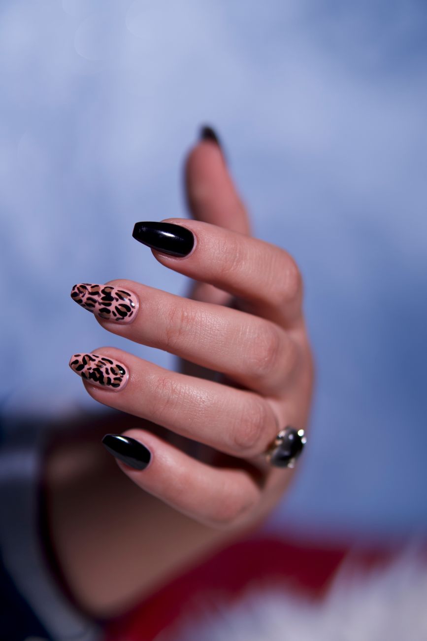 Leopard Print Design using a Dotting Tool