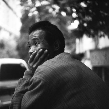 Cover art: portrait in monochrome — photo by AG Z on Pexels
