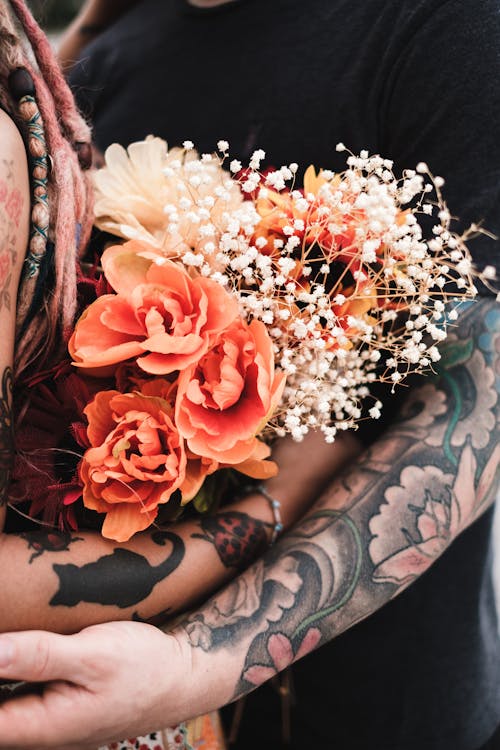 Foto stok gratis buket bunga, cinta, kelopak